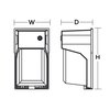 Afx BWSW2400 LED Security Outdoor Light BWSW2400L41RB